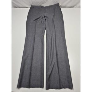 VTG Jaymar Dress Pants Mens 42x36 Gray Wool Flat Front Flannel Unhemmed NWT